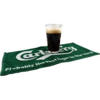 New Carlsberg Branded Beer Home Bar Green Towel 