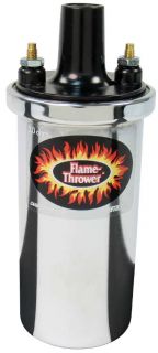 New Chrome Flame Thrower 45000 Volt Ignition Canister Coil by Petronix 