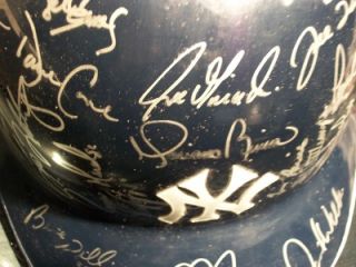 98 99 Yankees Team Signed Helmet JSA LOA Derek Jeter Rivera Torre 