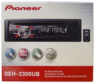   Pioneer DEH 3300UB (DEH3300UB) Stereo Car Radio Receiver iPod iPhone