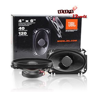JBL GTO6428 4 x 6 2 Way Grand Touring Series Coaxial Car Speakers