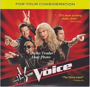   DVD THE VOICE Christina Aguilera Carson Daly CeeLo Green Blake Shelton