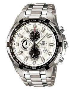 CASIO EDIFICE EF539D 7A MENS 100M STAINLESS STEEL CHRONOGRAPH WATCH 