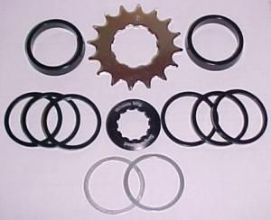   SPEED CONVERSION KIT Change multiple speed cassettes into single speed
