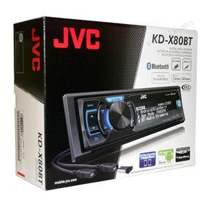New JVC KD X80BT Car Audio Stereo Digital Media Receiver Bluetooth 