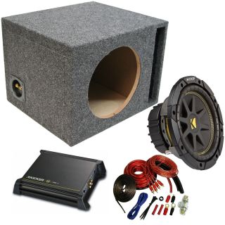 Kicker Car Audio 15 Comp C15 Vented Speaker Sub Box Enclosure DX250 1 
