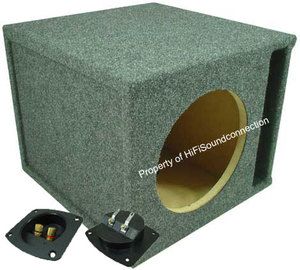   Vented Single 15 Subwoofer Labyrinth Bass SPL Ported Sub Box