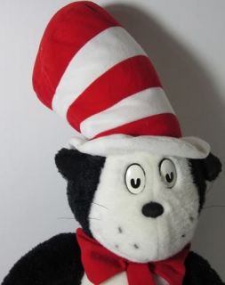  Dr Seuss Cat in The Hat Stuffed Plush Animal Toy 24 Black 