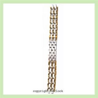 Cartier Round Panther 3 Gold Rows Watch Bracelet Watch Strap Length 