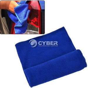 New Blue Microfiber Towel Car Cleaning Wash Clean Cloth 30x30cm Hot 