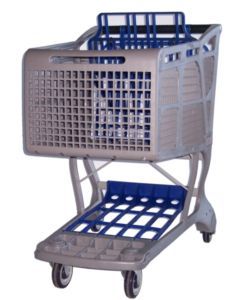 Large Plastic Grocery Shopping Carts
