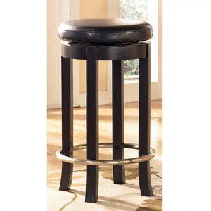 Ashley Carlyle 30in Upholstered Swivel Barstool  New 