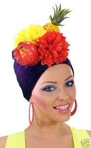 New Carmen Miranda Fruit Brazil Fancy Dress Costume Hat
