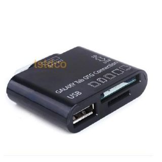 With this Connection Kit (5in1 Memory Card Reader) for Samsung Galaxy 