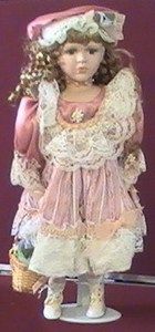 Vintage Victorian style Cathay Collection Porcelain doll Jette Limited 