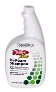 Stain x Ultra Vacuum Cleaner Foam Carpet Shampoo Quart