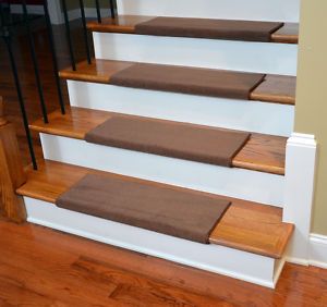 Dean Premium Bullnose Carpet Stair Treads Odette Point Mantle