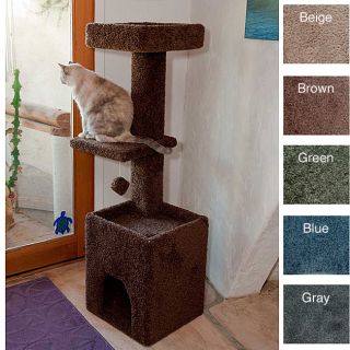 New Cat Condos 4 5 Foot Cat Tower Scratching Posts House Blue 13902392 