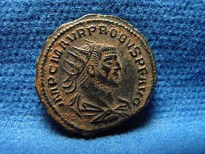 Probus 276 282 Ad Antoninianus Antioch Mint Roman Genuine Ancient Coin 