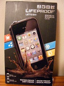 NEW Lifeproof Waterproof Shockproof case iPhone 4S 4 Black w 