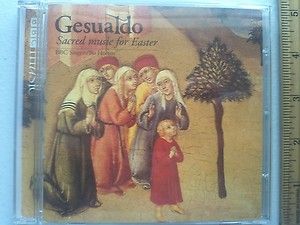Sacred Music for Easter Carlo Gesualdo BBC Music Comact Classical CD 