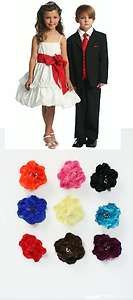New CC D 578 Flower Girl White or Ivory Dress Choose Sash Flower Color 