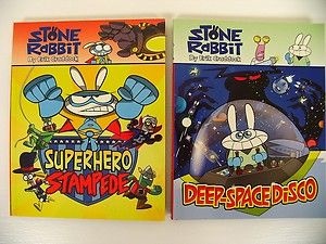   Stone Rabbit Graphic Novels kids cartoon comic books Erik Craddock Fun