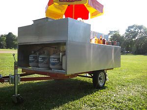 Hot Dog Cart Food Vending Concession Trailer GMC Jimmy Add $1000 