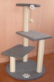 Step Cat Tree Scratching Post w Toy Furniture Condo