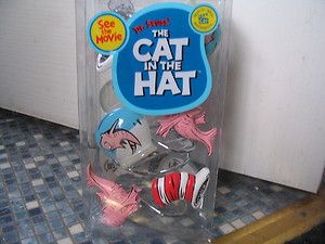 Dr Seuss Set of 12 Shower Curtain Hooks Cat in The Hat Fish Brand New 