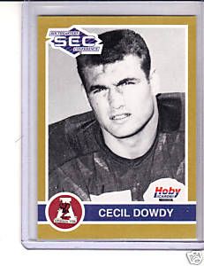 91 Hoby Star of Sec Cecil Dowdy Alabama Crimson Tide