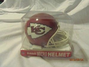 New Kansas City Chiefs Riddell Mini Football Helmet