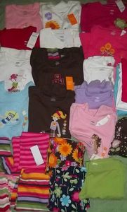 Girls GYMBOREE 2x DOUBLE YOUR BID size 5 5 6 LOT OUTFITS NWT NEW