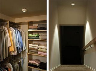   Operated Indoor Outdoor Motion Sensing LED Ceiling Light White