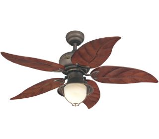    7861965 Oasis Bronze Outdoor 48 Ceiling Fan w Light Pull Chains