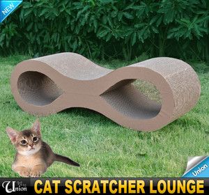 Durable 34 Natural Splayed Twist Cat Pet Scratcher Cardboard Lounge 