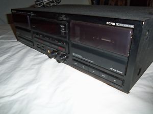 Kenwood KX W6040 Stereo Double Cassette Deck
