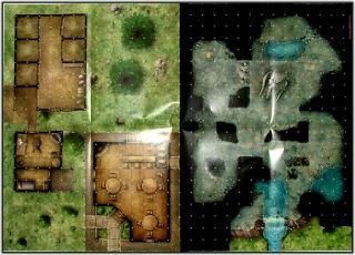 Maps Lost Trail Hidden Cave Cottage Old Chamber Dungeons Dragons 
