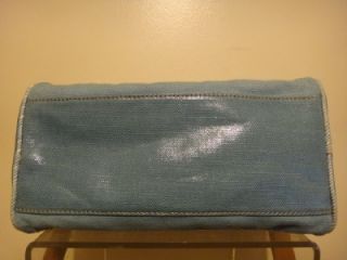 Fossil Castille PW RG ST Stripe Leather Multi color Hobo Handbag Purse 
