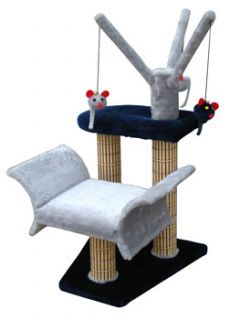 New Cat Lounger Play Tree and Post Cat Furniture CATF8