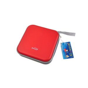 New CD DVD Wallet Storage Holder Case Bag Box Red for 40 Pcs CD