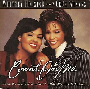 Whitney Houston Cece Winans Count on Me CD Single