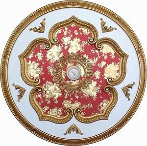 51 High Quality Ceiling Medallion Gold with Red Gold Pick Up or Free 