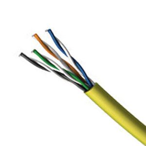 Cat 5e Riser CMR Bulk Ethernet Cable 1000 ft Yellow