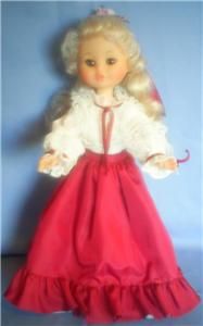 Furga Vintage Doll Le Damine Cecilia Original Clothing/ Boots/Box 