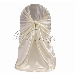   Satin Chair Cover for Wedding Party Banquet Event 1 New