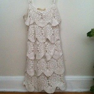 Lulus Crochet Mini Dress. Ruffled Lace Crochet Ivory Dress. Nastygal 