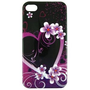   iPhone 4 4S designer Heart cell phone cover case protector accessories