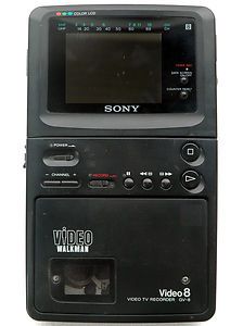   GV8 Portable Video TV Cassette Recorder Player Walkman as Parts