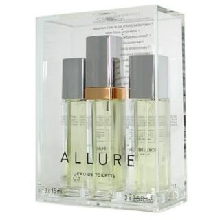 Chanel Allure EDT Purse Spray and 2 Refills 3x15ml Perfume Fragrance 